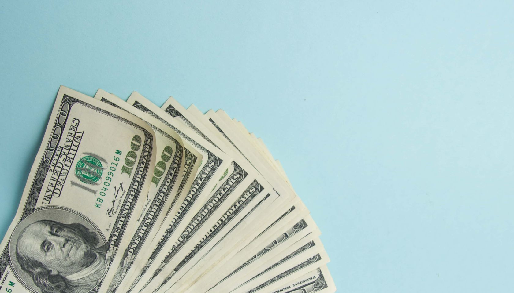 Money American dollar bills