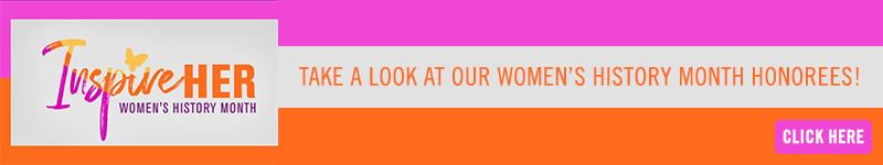 Womens History Month Banner for the Homepage