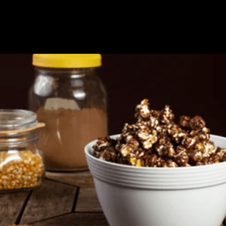 Chocolate Glazed Popcorn