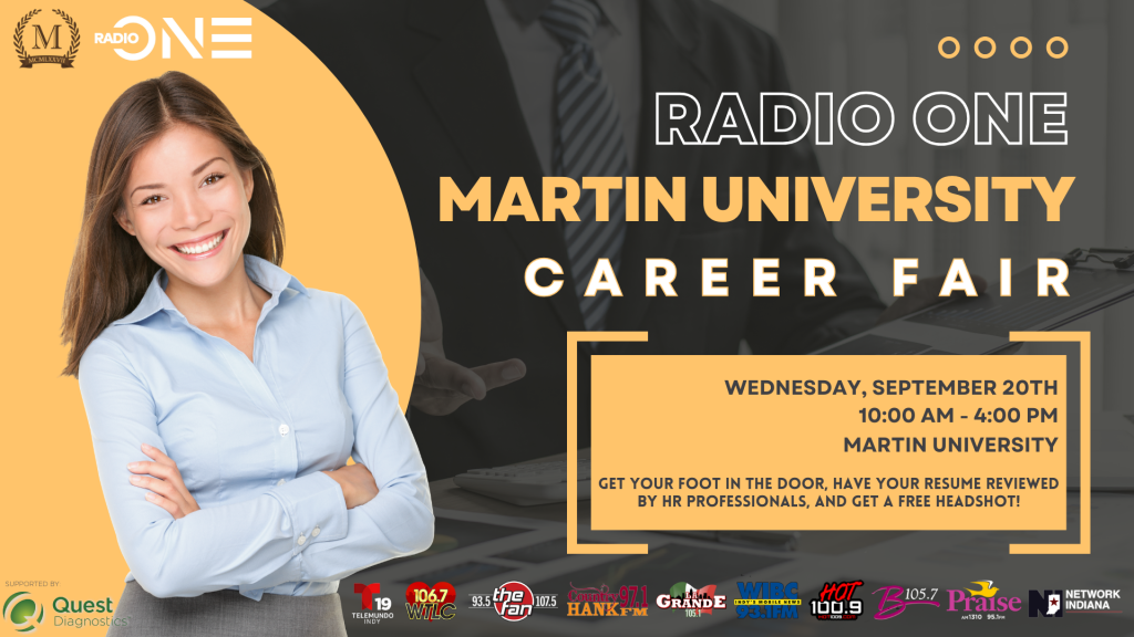 Career Fair 2023 at Martin University with Radio One