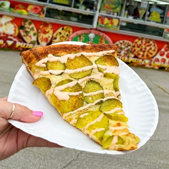 Spicy Pickle Pizza (Swains Concessions)