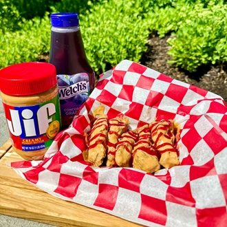Peanut Butter & Jelly Chicken Wings (Urick Concessions)