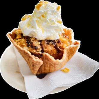 Fried Ice Cream Cone (Freud Family Foods)