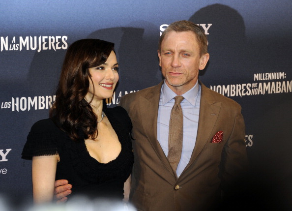 British actor Daniel Craig and his wife