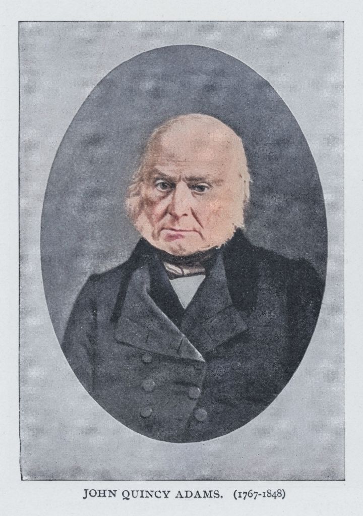 Portrait of John Quincy Adams, sixth president of the United States, from 1825 to 1829.