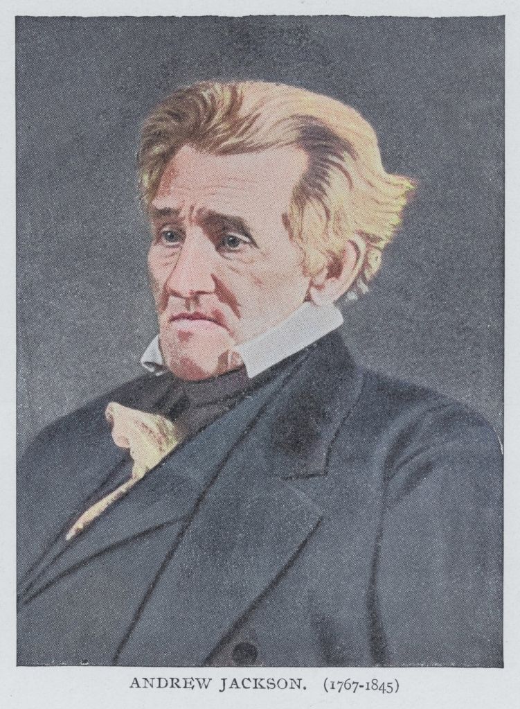 Portrait of General Andrew Jackson, seventh president of the United States