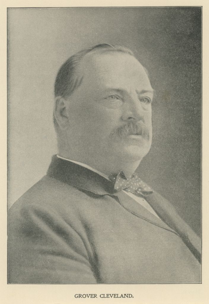 Portrait of Stephen Grover Cleveland, 22nd and 24th president of the United States (1885–1889 and 1893–1897)