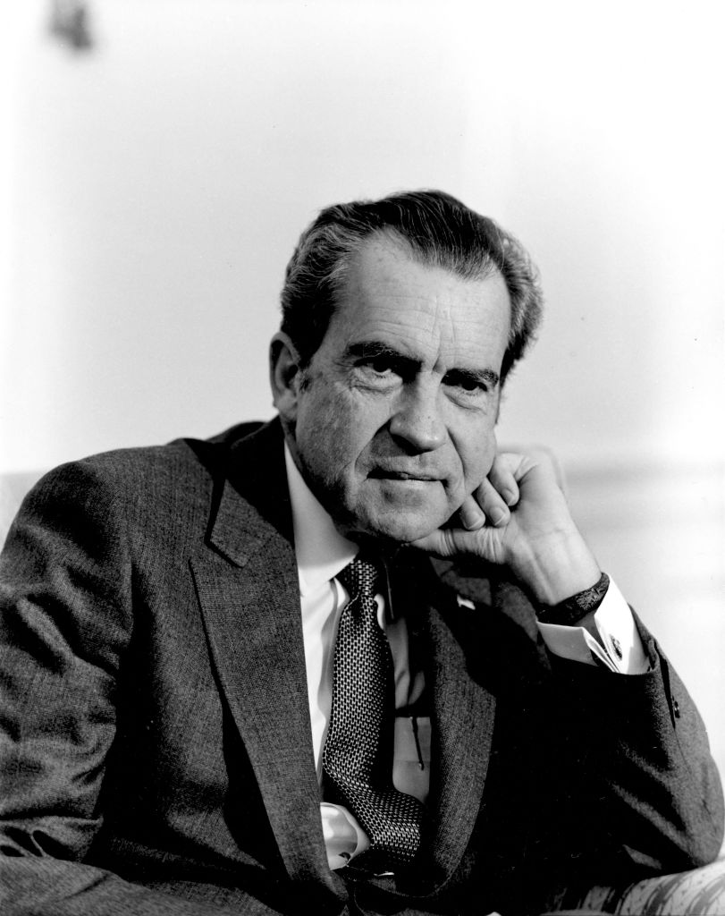 Portrait Of President Richard Nixon