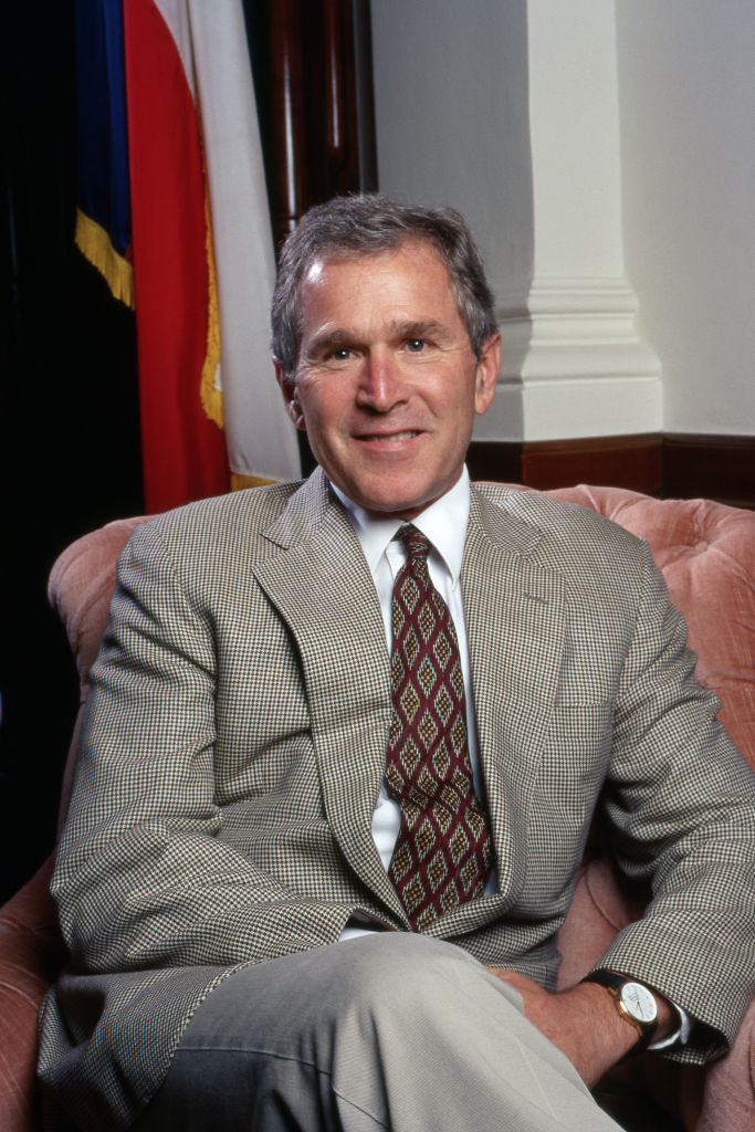 Portrait Of Texas Governor George W. Bush