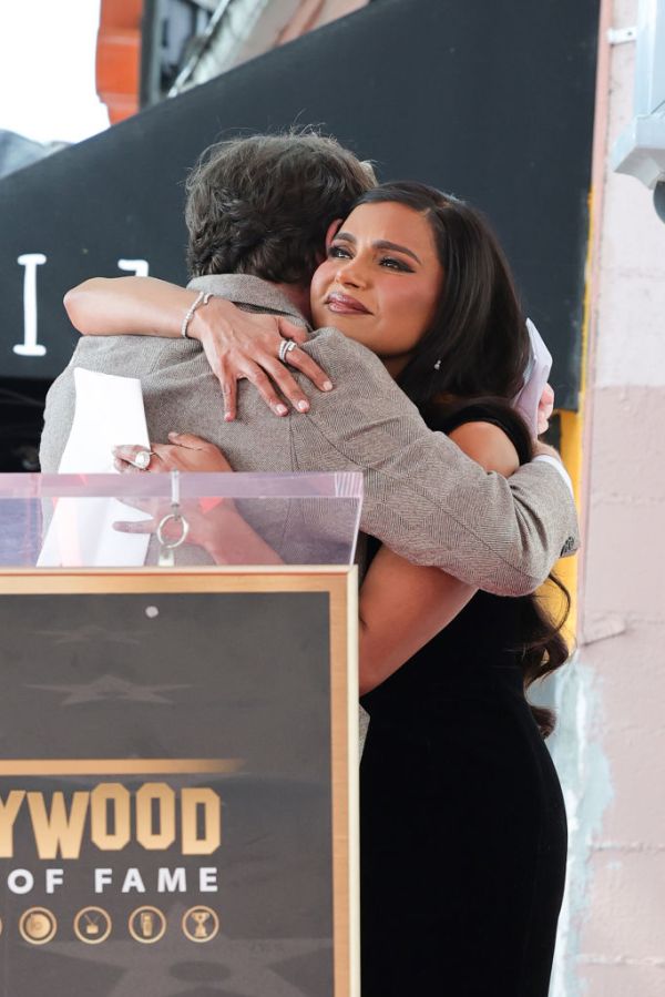 Actress Mindy Kaling Honored With Star On The Hollywood Walk Of Fame