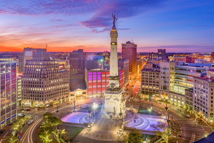 Indianapolis, Indiana, USA Cityscape