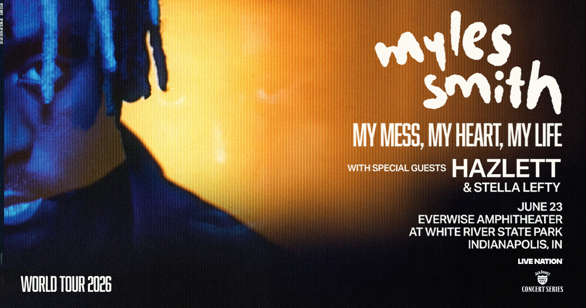 tickets to see Chelsea Handler, Saturday, April 11th at Old National Centre AND a pair of tickets to see Myles Smith, June 23rd at Everwise Amphitheater!