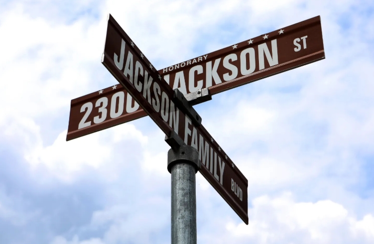 Jackson 5 Road Sign in Gary