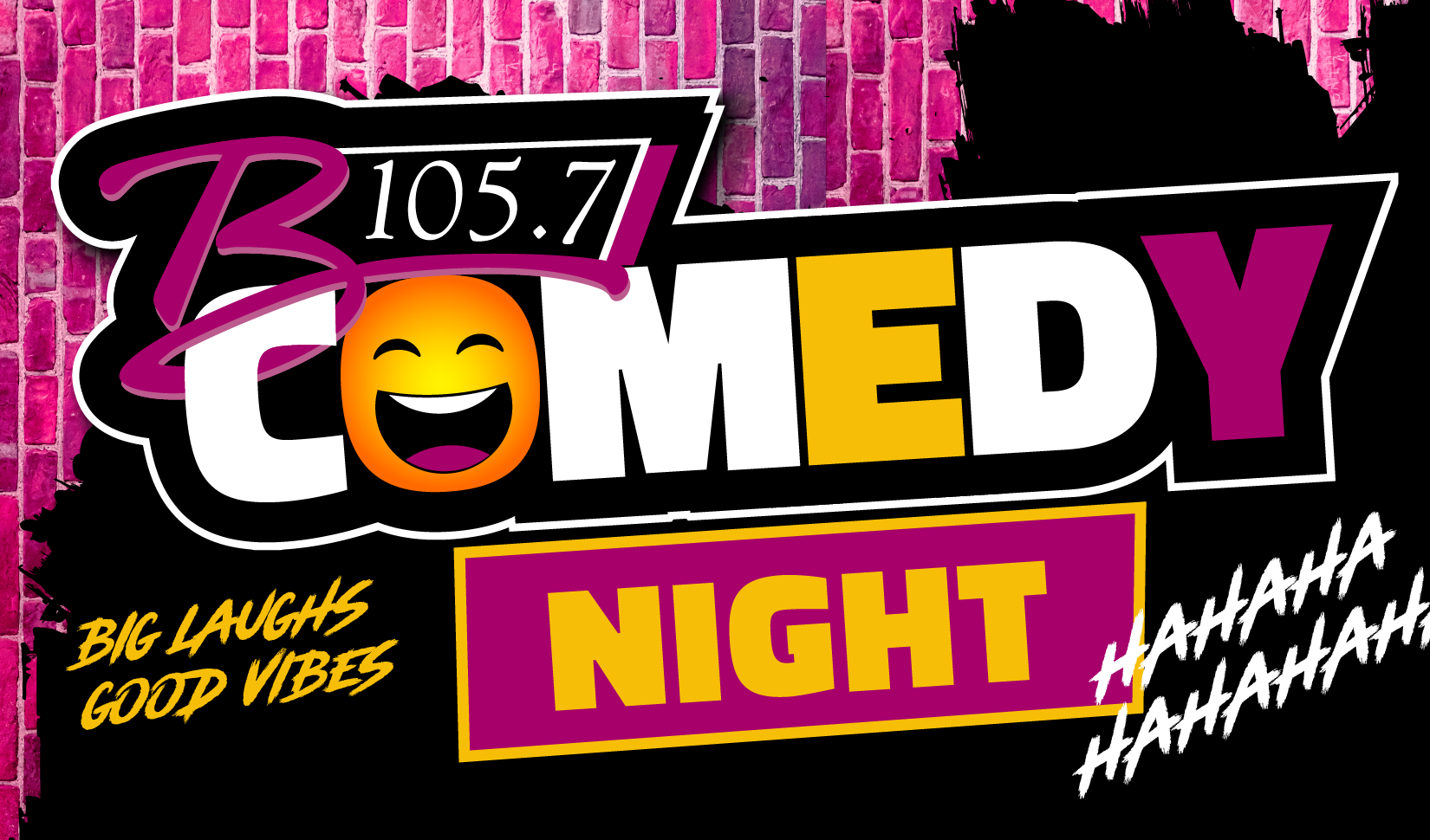 Comedy night event poster with comedians Sean Copeland, Annie, Nick Jordan, and JMV, held at Mad Hatter venue on September 12, tickets $15.